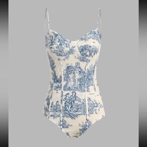 Toile de Jouy Bodysuit